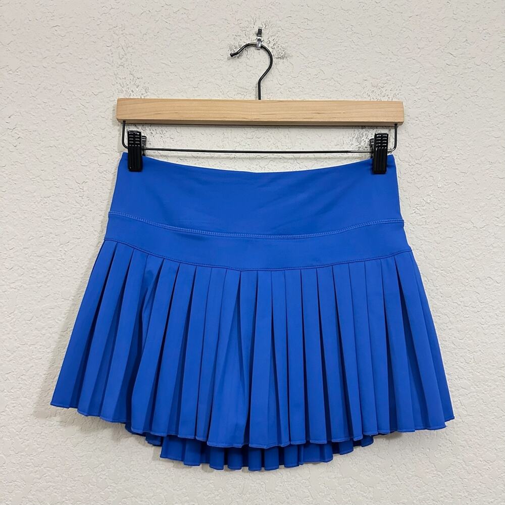 GOLD HINGE Tennis Skort Royal Blue Pleated Sports Athletic Mini Skirt